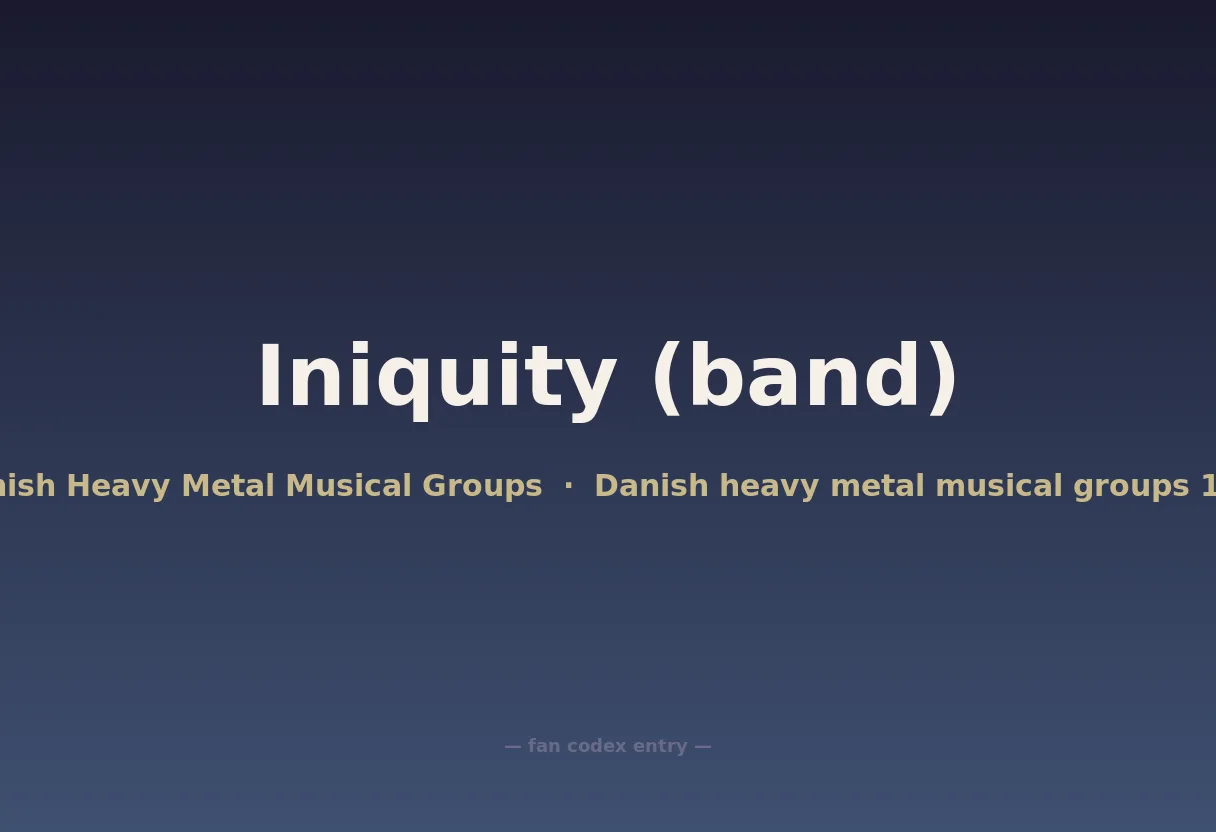Iniquity (band)