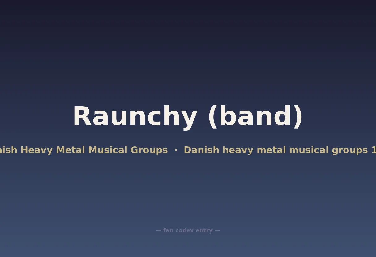 Raunchy (band)